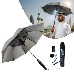 UFS UMBRELLA WITH FAN AND SPRAY