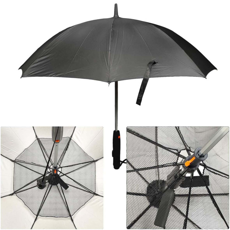 UFS UMBRELLA WITH FAN AND SPRAY