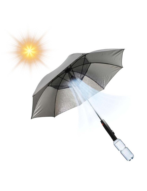 UFS UMBRELLA WITH FAN AND SPRAY