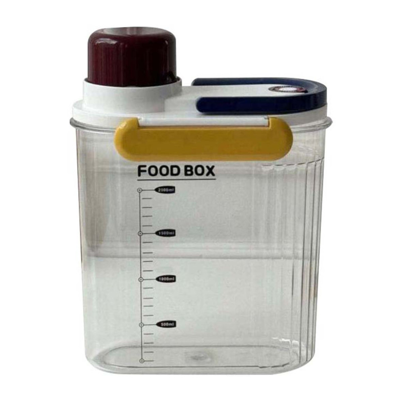 NA-75970-P FOOD STORAGE BIN WITH CUP 20.5X9.5X21CM