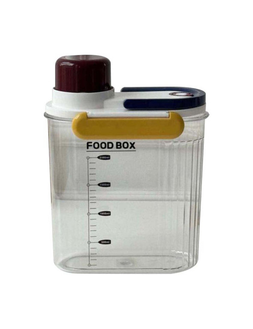 NA-75970-P FOOD STORAGE BIN WITH CUP 20.5X9.5X21CM