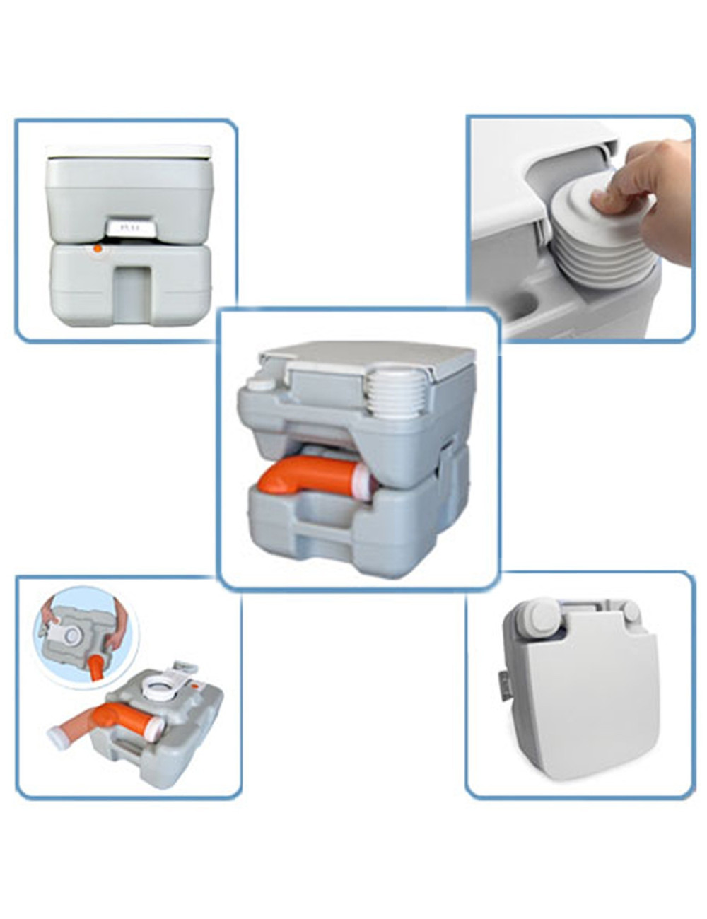 CHH-1215 PORTABLE TOILET 15 LTR