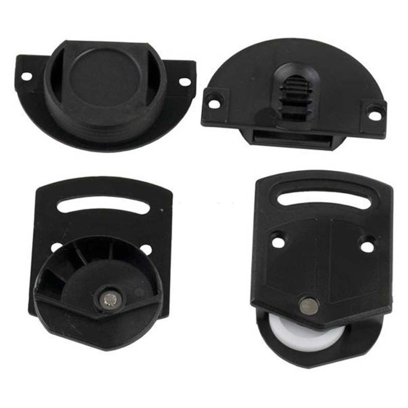 SLIDING DOOR WHEELSCABINET SYSTEM FOR WOODEN DOORS 4PCS/SET
