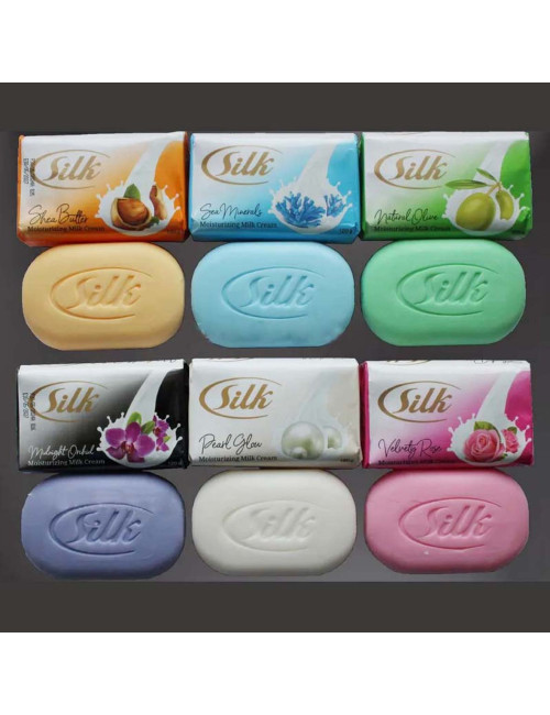 SILK صابون غسيل الايدي 120 جرام 6 حبة