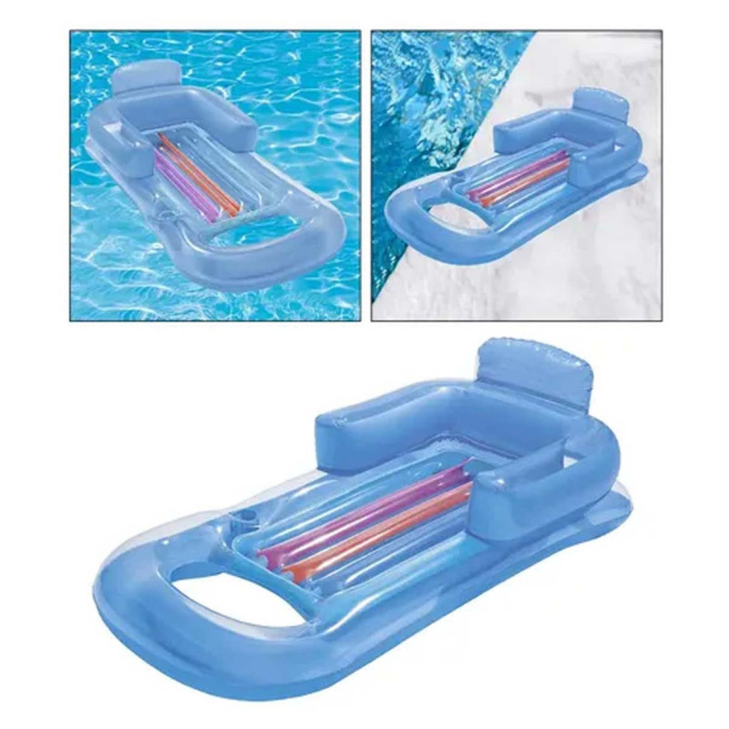 BESTWAY 43028 LOUNGER,INFLATED POOL FLOAT & SWING 84X1.61CM