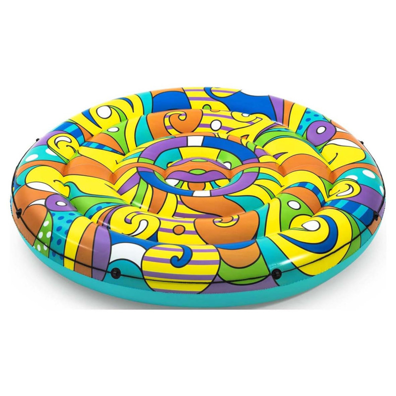 BESTWAY 43195 LOUNGER,INFLATED POOL FLOAT & SWING 62X1.88CM