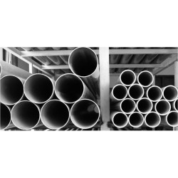 PVC PIPE BLACK FOR TIE ROD 22 MM 3 MTR