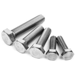 GALVANIZED HEX BOLT-MS-WZP 6×16MM