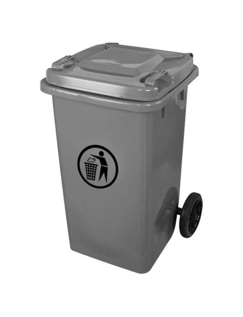 YY-240G2-1 DUSTBIN 240 LTR GREY