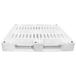 PLASTIC PALLET WHITE 120 x 100 x 15 CM