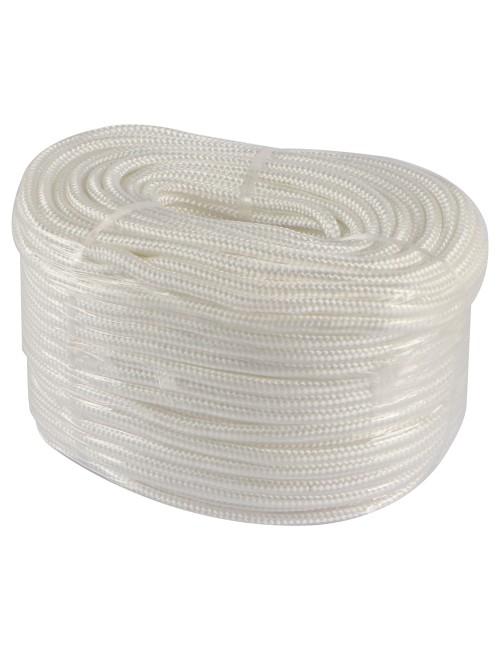 SILK ROPE BRAIDED 16 STRAND 6 MM x 50 YDS