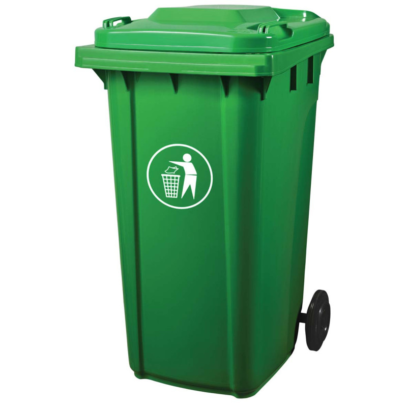 DUSTBIN GREEN 100 LTR
