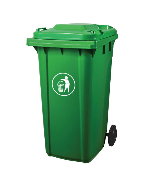 DUSTBIN GREEN 100 LTR