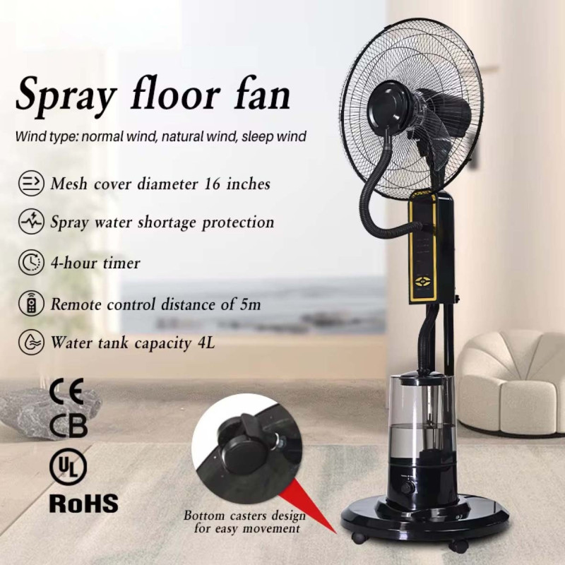 KKB-CMF09 COOLING MIST FAN 75W 18"