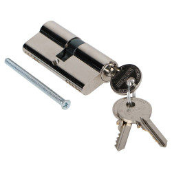 FACCHINETTI C1070740 ALUM. DOOR CYLINDER NICKEL 69 MM