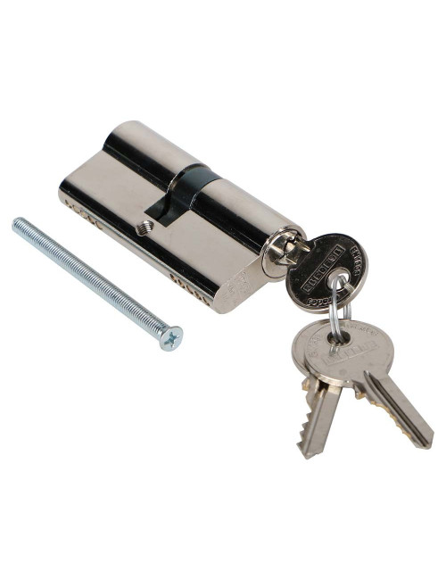 FACCHINETTI C1070740 ALUM. DOOR CYLINDER NICKEL 69 MM