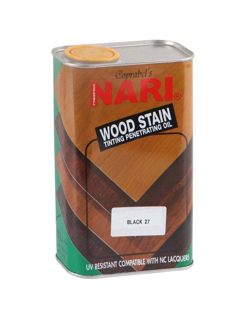 NARI WOOD STAIN 27 BLACK 1 LTR