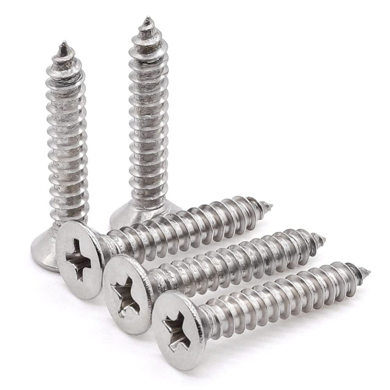 SELF TAPPING SCREW FLAT HEAD 3/4" x 6