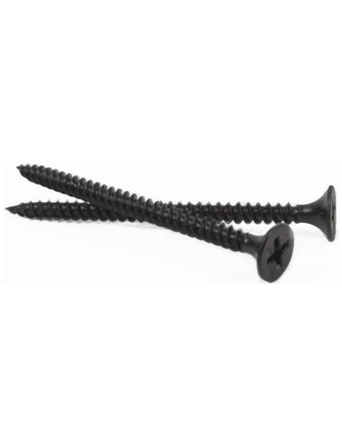 PHILLIPS BUGLE HEAD DRYWALL SCREW BLACK 3" × 6