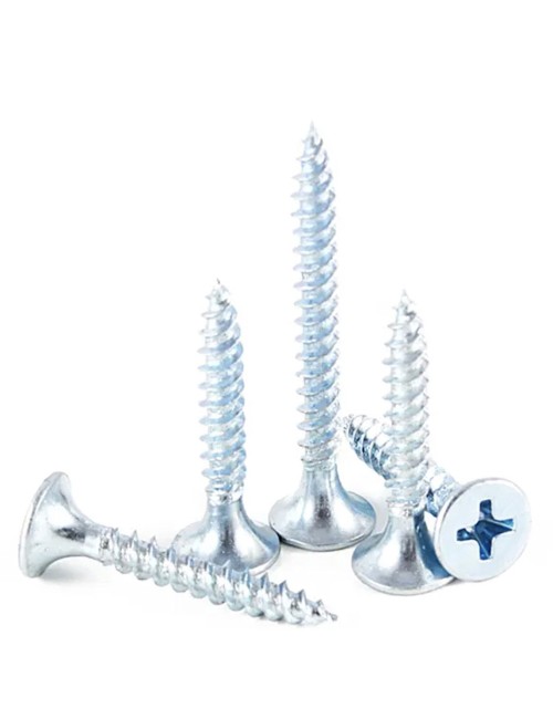 PHILLIPS BUGLE HEAD DRYWALL SCREW WHITE 3" × 8