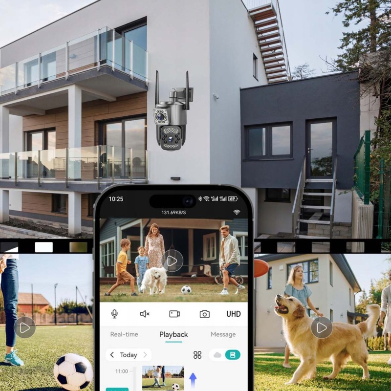 V380 PRO-SMART HOME CAMERA كاميرا مراقبة خارجية