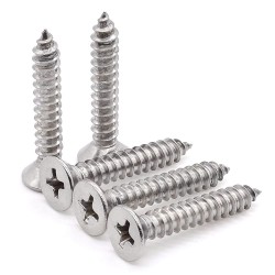 برغي سن صاج راس فلات 1/2"×4 TWN