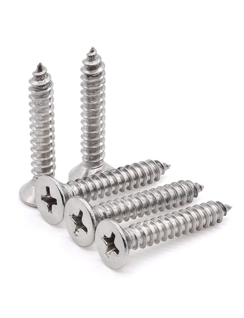 برغي سن صاج راس فلات 1/2"×4 TWN