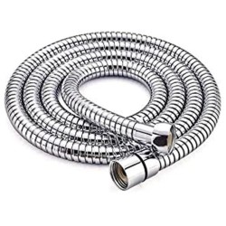 FLEXIBLE SHATTAF PIPE CHROME 120 CM