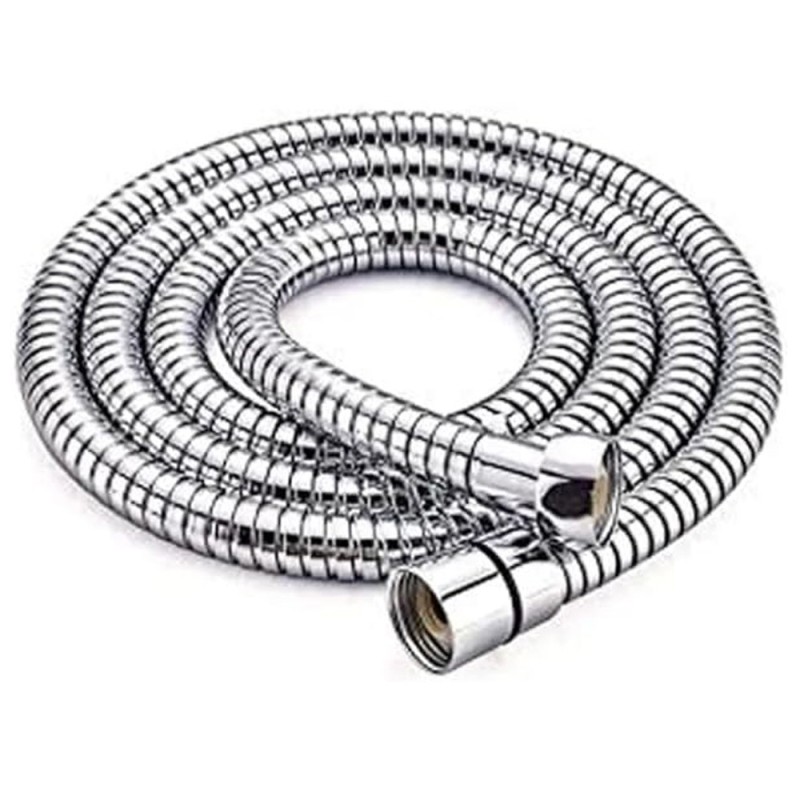 FLEXIBLE SHATTAF PIPE CHROME 120 CM