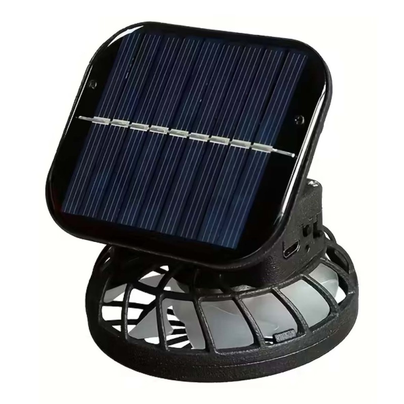 OUTDOOR SUN HAT WITH DUAL SOLAR FAN