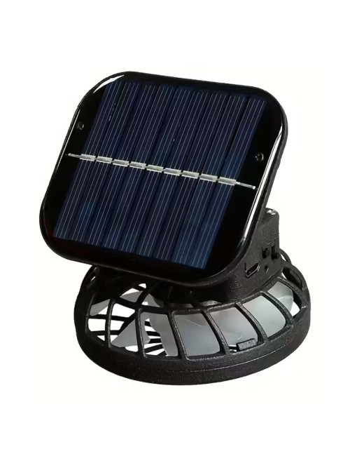 OUTDOOR SUN HAT WITH DUAL SOLAR FAN