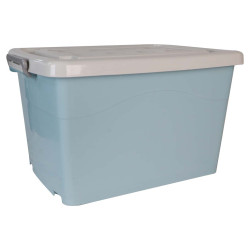 J17-010 PLASTIC STORAGE BOX WITH LID MULTI COLOR 54×41×34CM