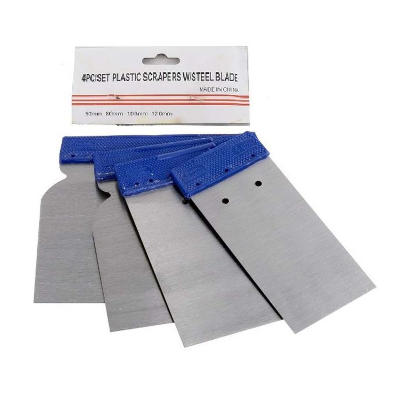 STEEL SCRAPPER SET 4 PCS/SET