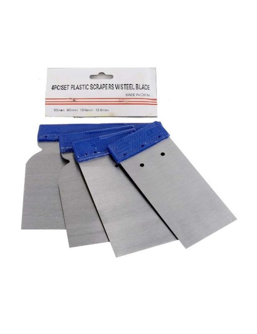STEEL SCRAPPER SET 4 PCS/SET