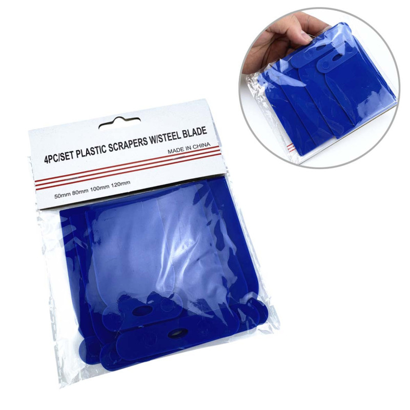 PLASTIC SCRAPPER SET 4 PCS/SET