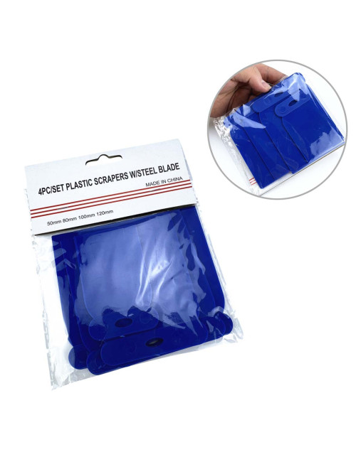 PLASTIC SCRAPPER SET 4 PCS/SET