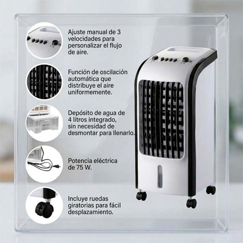 DENX DX2539 PORTABLE WATER-OPERATED DESERT AIR CONDITIONER