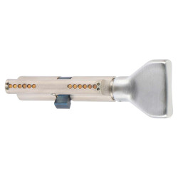 FF SY257078 ALUM. DOOR CYLINDER NICKEL 69MM H.D