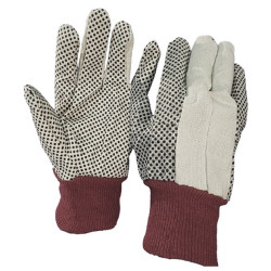 M-722 COTTON DOTTED GLOVES 10 OZ