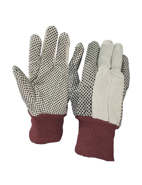 M-722 COTTON DOTTED GLOVES 10 OZ