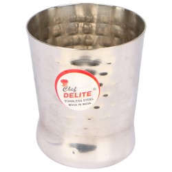 Hammered Stainless Steel Glass 7.5Cm*9.5Cm