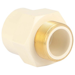 PVC MALE THREADED ADAPTOR BRASS 2"