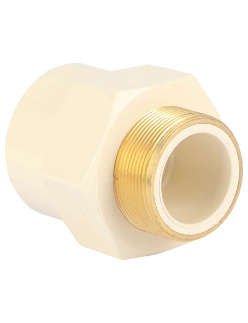 PVC MALE THREADED ADAPTOR BRASS 2"