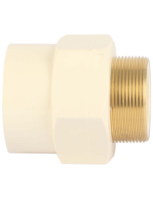 PVC MALE THREADED ADAPTOR BRASS 2"