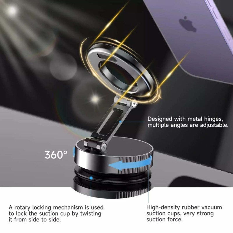 K11 ROTATING VACUUM SUCTION PHONE HOLDER
