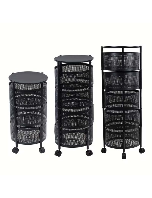 NW-31413 KICHEN 3 LAYER ROUND BASKET
