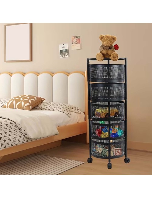 NW-31415 KICHEN 5 LAYER ROUND BASKET