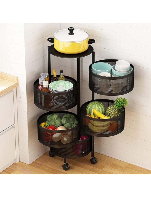 NW-31415 KICHEN 5 LAYER ROUND BASKET