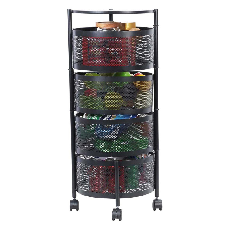 NW-31414 KICHEN 4 LAYER ROUND BASKET
