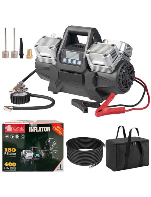 WM102-45H 4 CYLENDER DC 12V 150PSI 400L/M كمبريسر